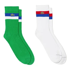 Lacoste - Striped Socks (Pack of 2)