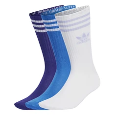 adidas - 3 Stripes Crew Sock (Pack of 3)