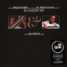 Ravi Shankar & Ali Akbar Khan - In Concert 1972 2023 Remaster Black Friday Record Store Day 2023 Vinyl Edition