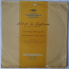 Ludwig van Beethoven, Koeckert-Quartett - Grosse Fuge B-Dur Op. 133 / Streichquartett F-Dur Op.135