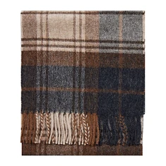 Norse Projects x Moon - Moon Checked Lambswool Scarf