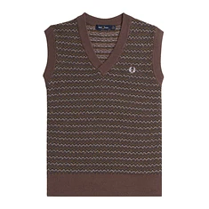 Fred Perry - Boucle Jacquard Knitted Tank