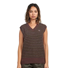 Fred Perry - Boucle Jacquard Knitted Tank