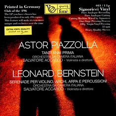 Salvatore / Orchestra Da Camera Italiana Accardo - Tanti Anni Serenade Per Violino Natural Sound R
