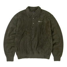 thisisneverthat - SCT-Logo Shaggy Knit Polo