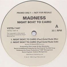 Madness - Night Boat To Cairo
