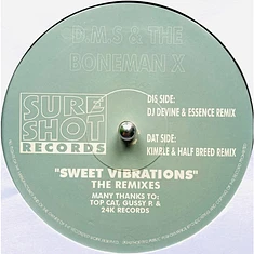 DMS & The Boneman X - Sweet Vibrations (The Remixes)