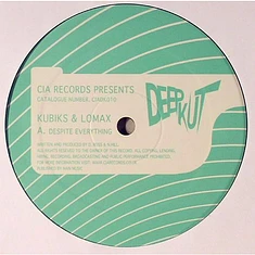 Kubiks & Lomax - Despite Everything / Dreamin Of Dub