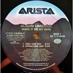 Alison Limerick - Make It On My Own