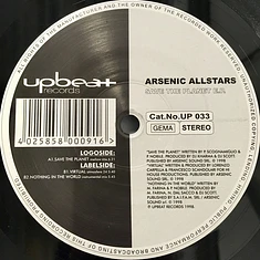 Arsenic Allstars - Save The Planet EP