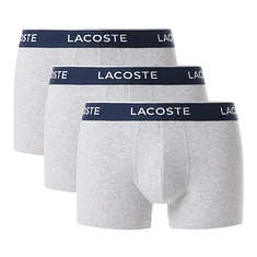 Lacoste - Stretch Logo Waist Trunks (Pack of 3)