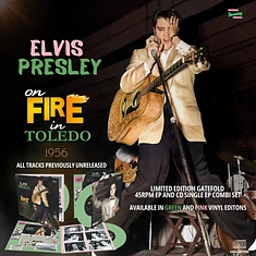 Elvis Presley - On Fire In Toledo - 1956 Green Vinyl Edition