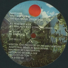 Santorini - Wax Not Wax EP