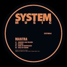 Mantra - Schemes & Dreams EP