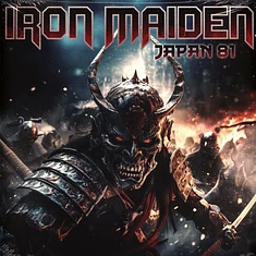 Iron Maiden - Japan 81 Red With White Splatter Vinyl Edition
