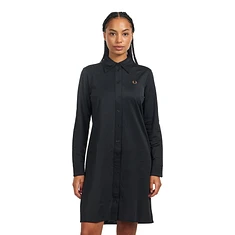 Fred Perry - Button-Through Jersey Shirt Dress