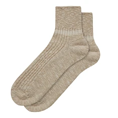 ROTOTO - OG Cotton Slub Stripe Ankle Socks