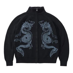 Butter Goods - Dragon Zip-Thru Knit Sweater