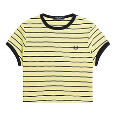 Fred Perry - Striped Ribbed T-Shirt
