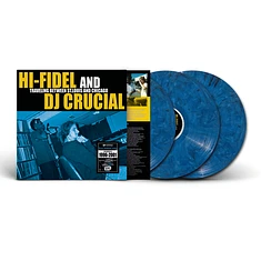 Hi-Fidel And DJ Crucial - Traveling Between St. Louis And Chicago Blue Marbled Vinyl Edition