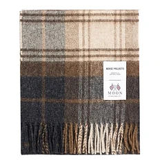 Norse Projects x Moon - Moon Checked Lambswool Scarf