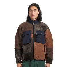 and wander - Mix Boa Jacket