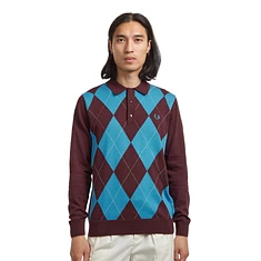 Fred Perry - Argyle LS Knitted Shirt