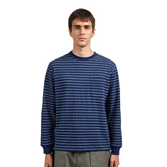 Beams Plus - Pocket Tee Jacquard Stripe