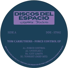 Tom Carruthers - Force Control EP