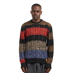 Aries - Mohair Cable Stripe Sweater
