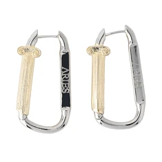 Aries - Mini Column Carabiner Earring - PAIR
