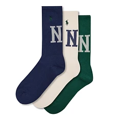 Polo Ralph Lauren - NY Crew Sock 3-Pack