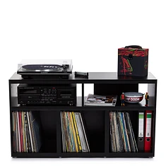 Record Box - Vinyl Record Storage - Schallplatten Hifi-Lowboard (3x110 + HifiRack + Top- & Baseboard)