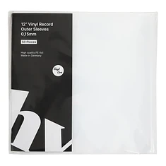 500x 12" Vinyl Record Outer Sleeves - Außenhüllen (0,15mm / Made in Germany / LDPE-Folie)