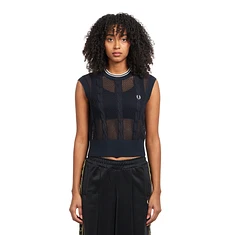 Fred Perry - Mesh Cable Knit Tank