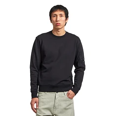 C.P. Company - Diagonal Raised Fleece Crewneck Lens Sweatshirt