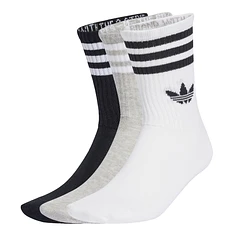 adidas - 3-Stripes Crew Socks (Pack of 3)
