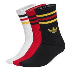 adidas - 3-Stripes Crew Socks (Pack of 3)