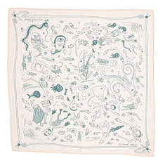 Nudie Jeans - Ingrid Bandana Deep Sea Doodles