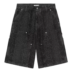 Carhartt WIP - W' Snake Nixon Double Knee Short "Smith" Denim