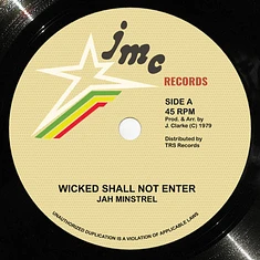 Jah Minstrel - Wicked Shall Not Enter