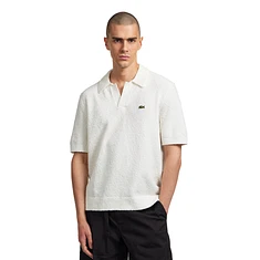 Lacoste - Bouclé Polo Collar Sweater