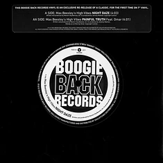 Max Beesley's High Vibes - Night Daze / Painful Truth