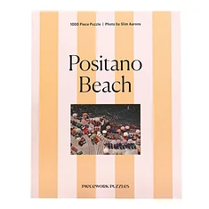 Piecework Puzzles - Positano Beach Slim Aarons Collection 1000 Piece Puzzle