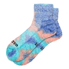 ROTOTO - Hemp/Organic Cotton Pile Ankle Socks"Tie Dye"