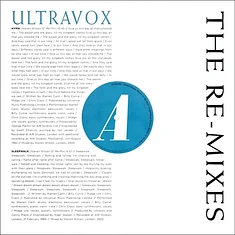 Ultravox - The Re-Mixes Record Store Day 2026 Edition