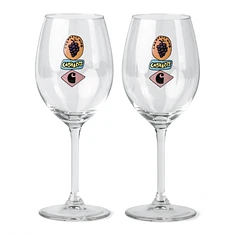 Carhartt WIP - Stacked Grapes Wine Glass Set