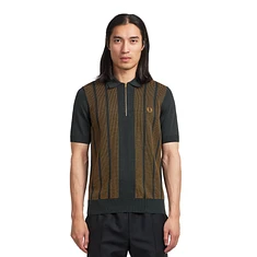 Fred Perry - Textured Panel Knitted Shirt