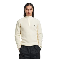 Fred Perry - Waffle Stitch Half Zip Jumper