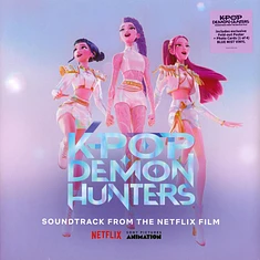 Kpop Demon Hunters Cast, Huntr/X, Saja Boys - Kpop Demon Hunters Limited International Light Blue Smoke Vinyl Edition